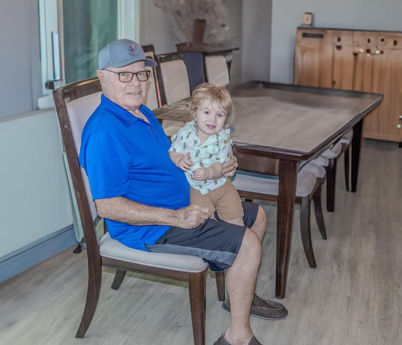 Grandfather Grandson Family
